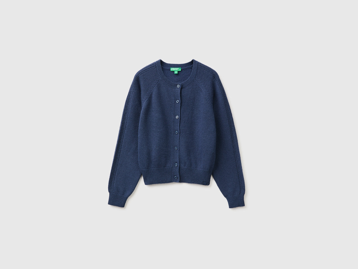 Cardigan in misto lana