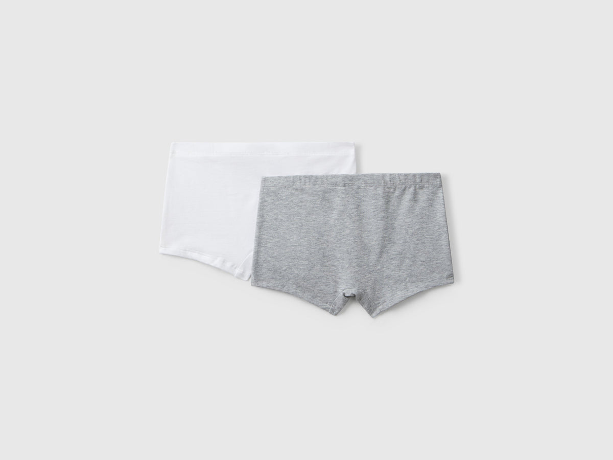 Due boxer in cotone elasticizzato