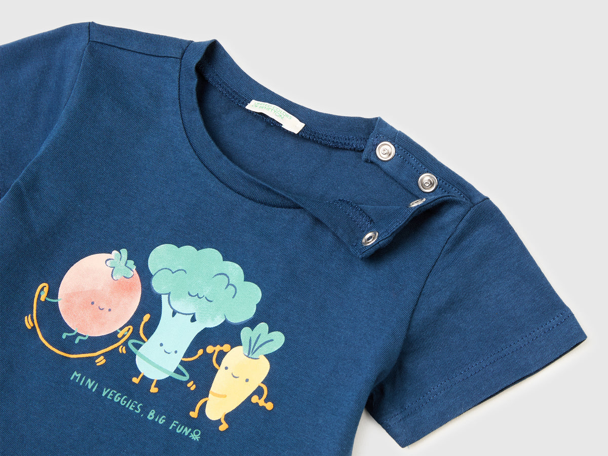 T-shirt in cotone bio con stampa