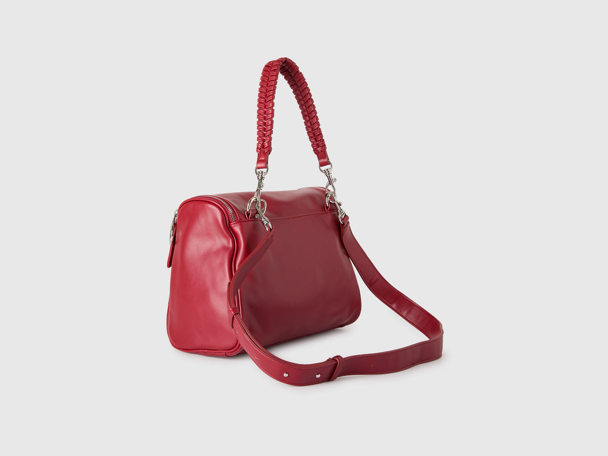 Borsa con manico intrecciato