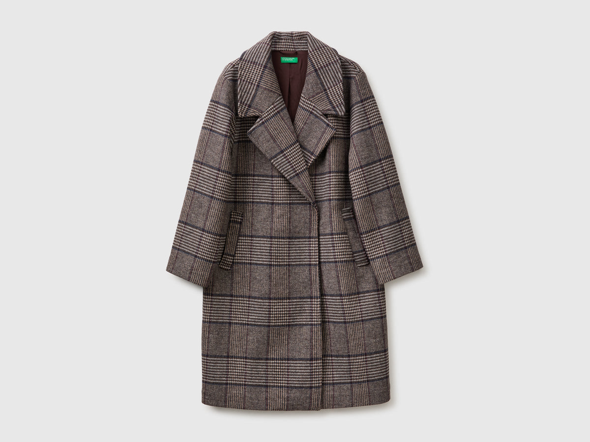 Cappotto doppiopetto fantasia