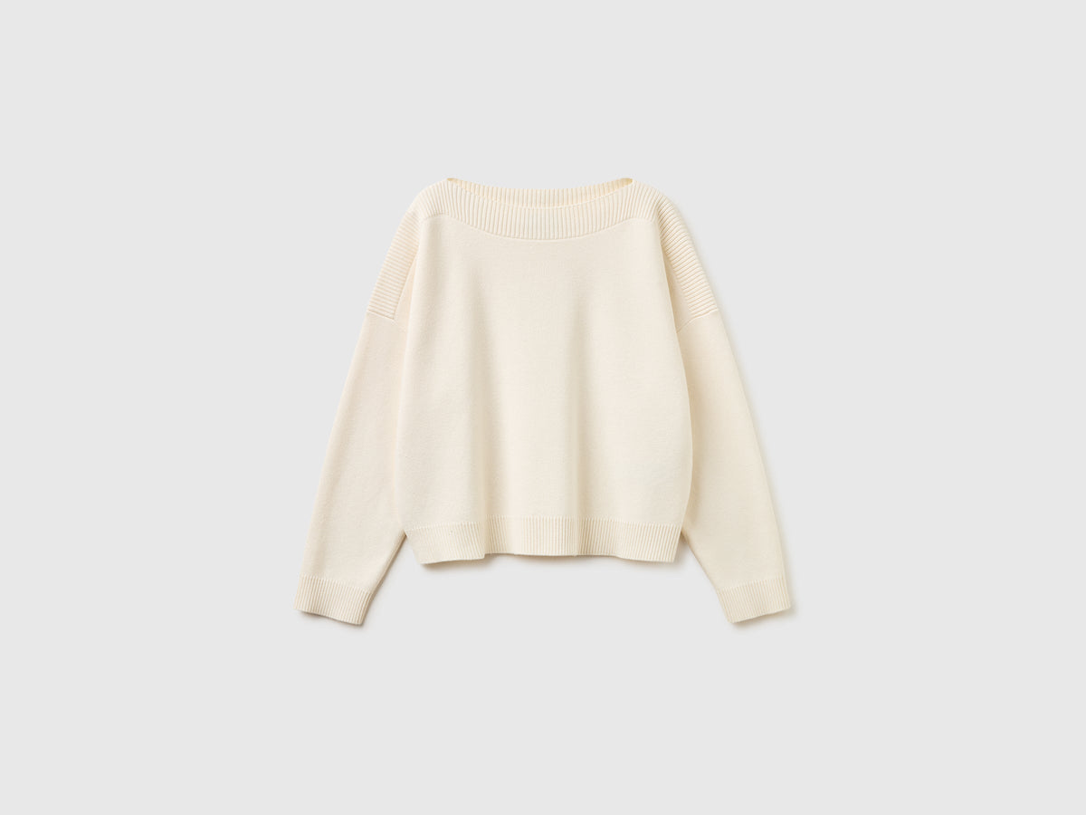Maglia jacquard boxy fit