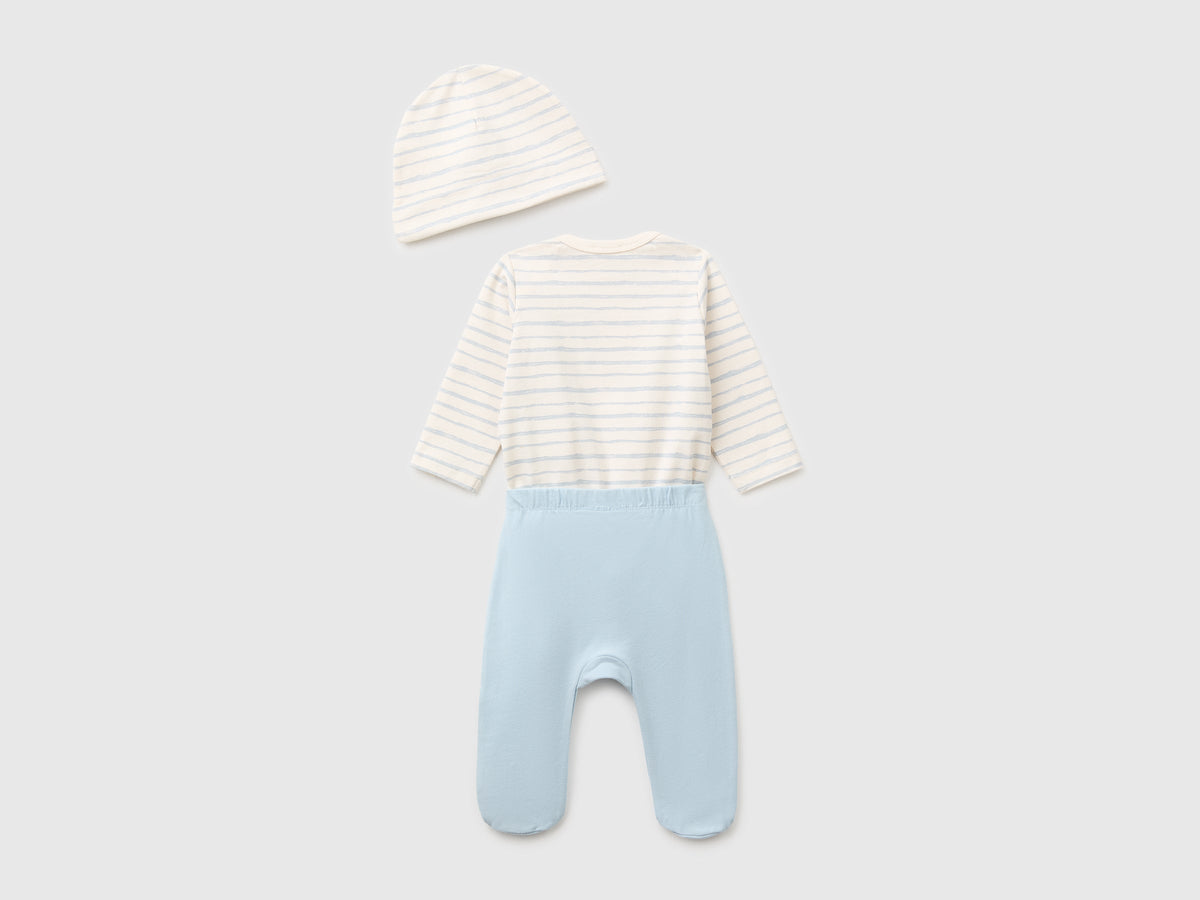 Set body, pantaloni e cuffietta