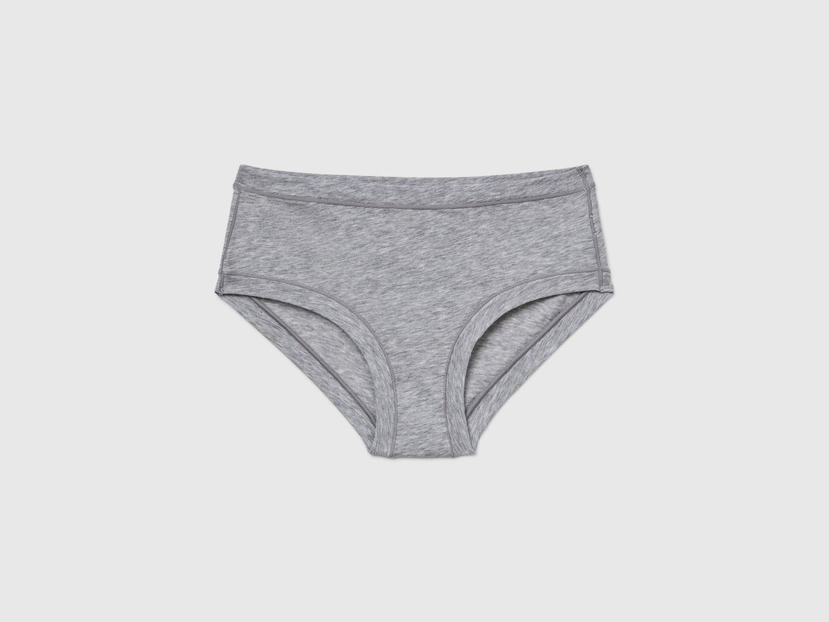 Slip fianco alto in cotone super stretch