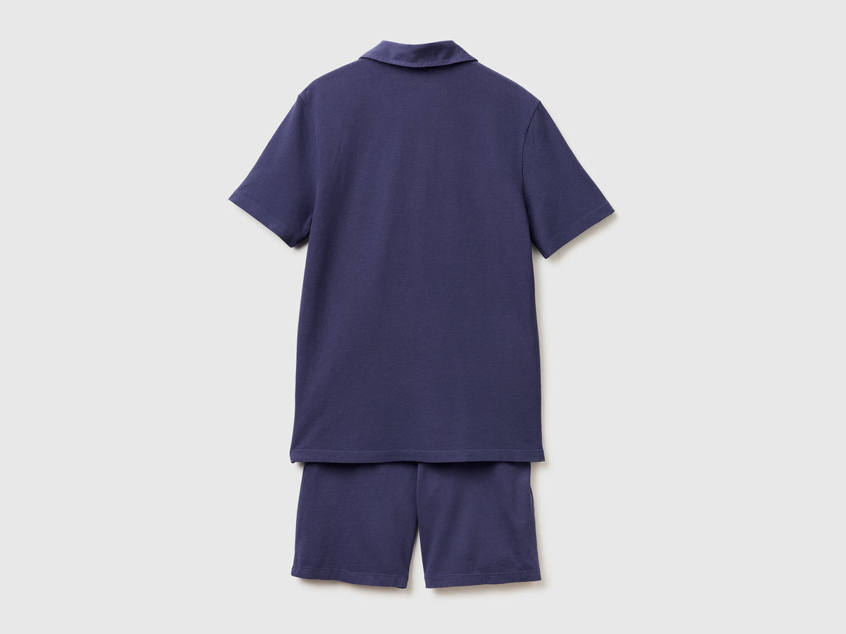 Pigiama con maglia a polo