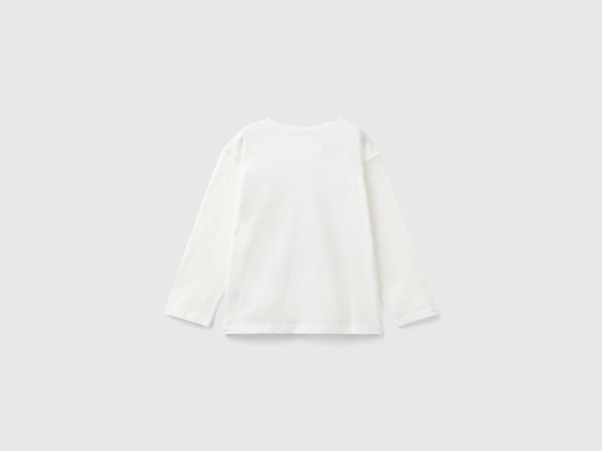 T-shirt con stampa in cotone