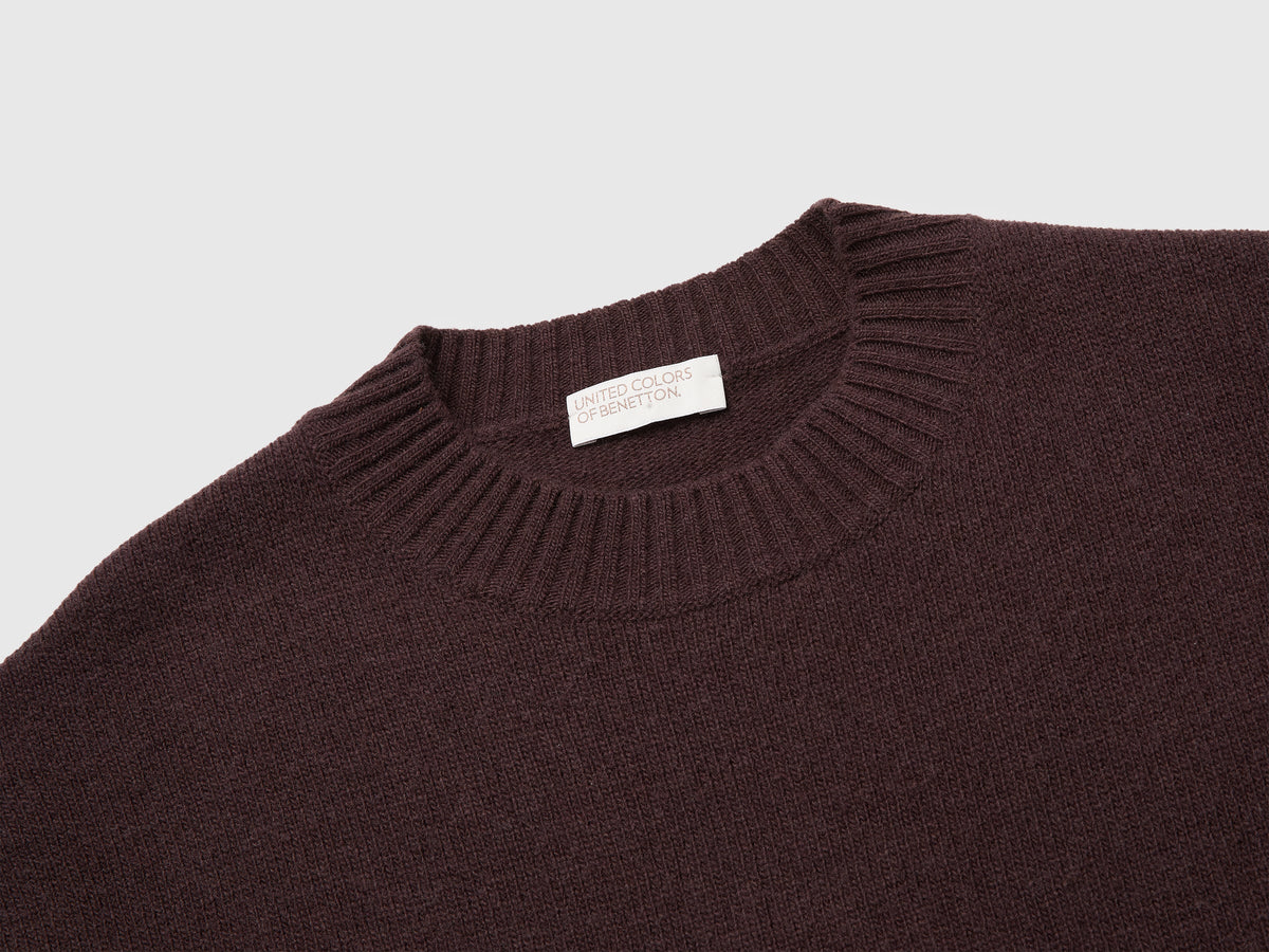 Gilet in maglia di misto lana