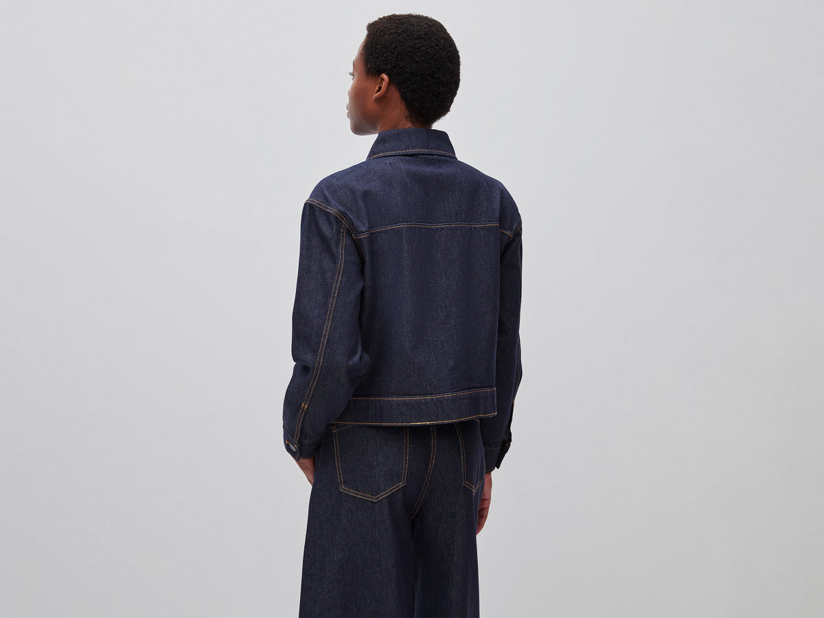 Giacca di jeans con tasconi