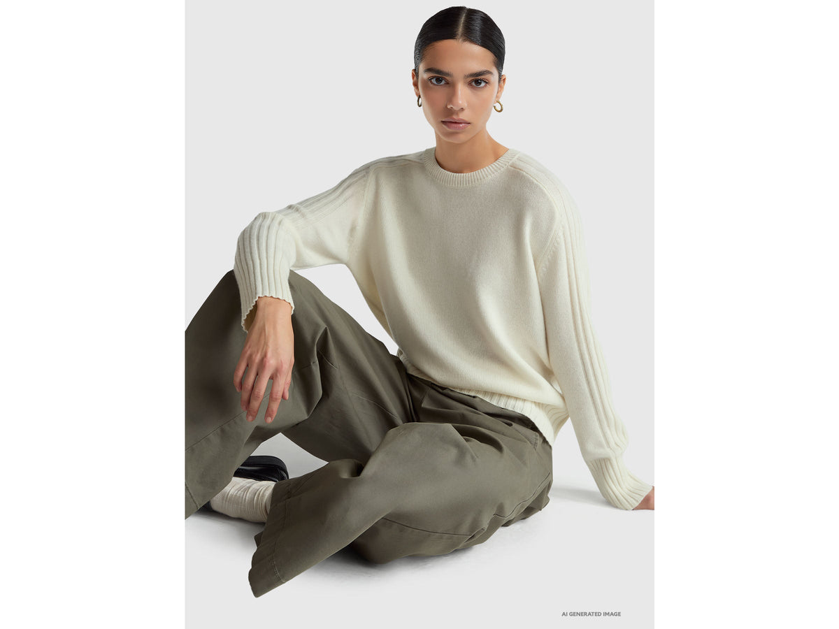 Maglia over in puro cashmere