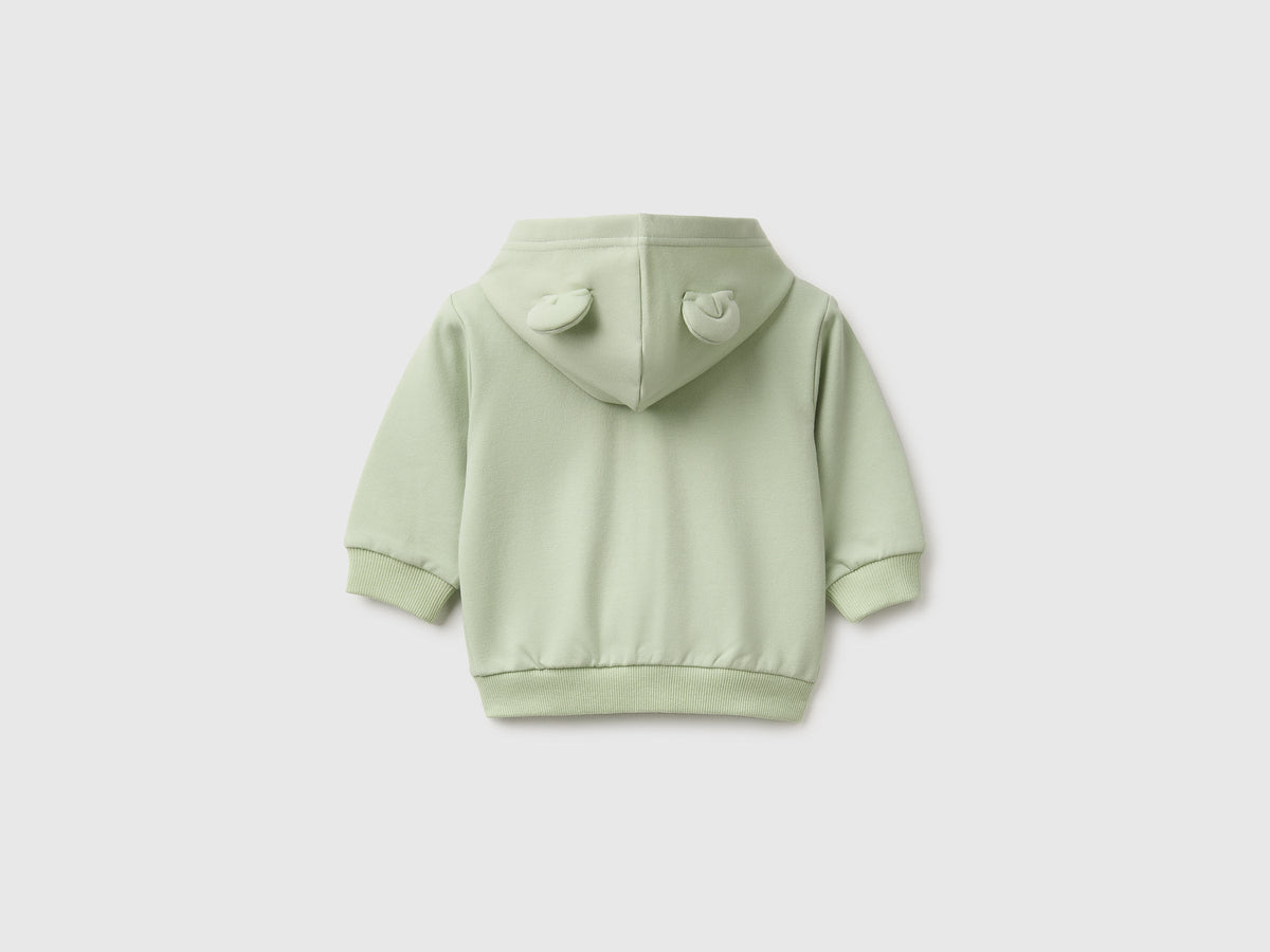 Felpa con zip e cappuccio