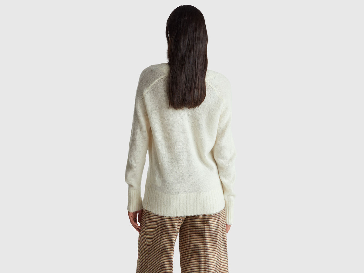 Calda maglia in misto mohair