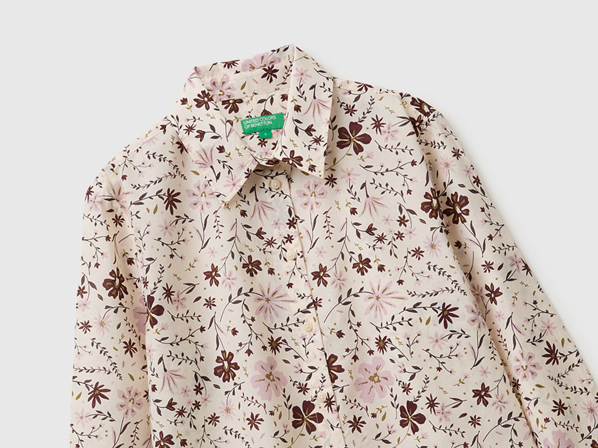 Camicia fantasia a manica lunga