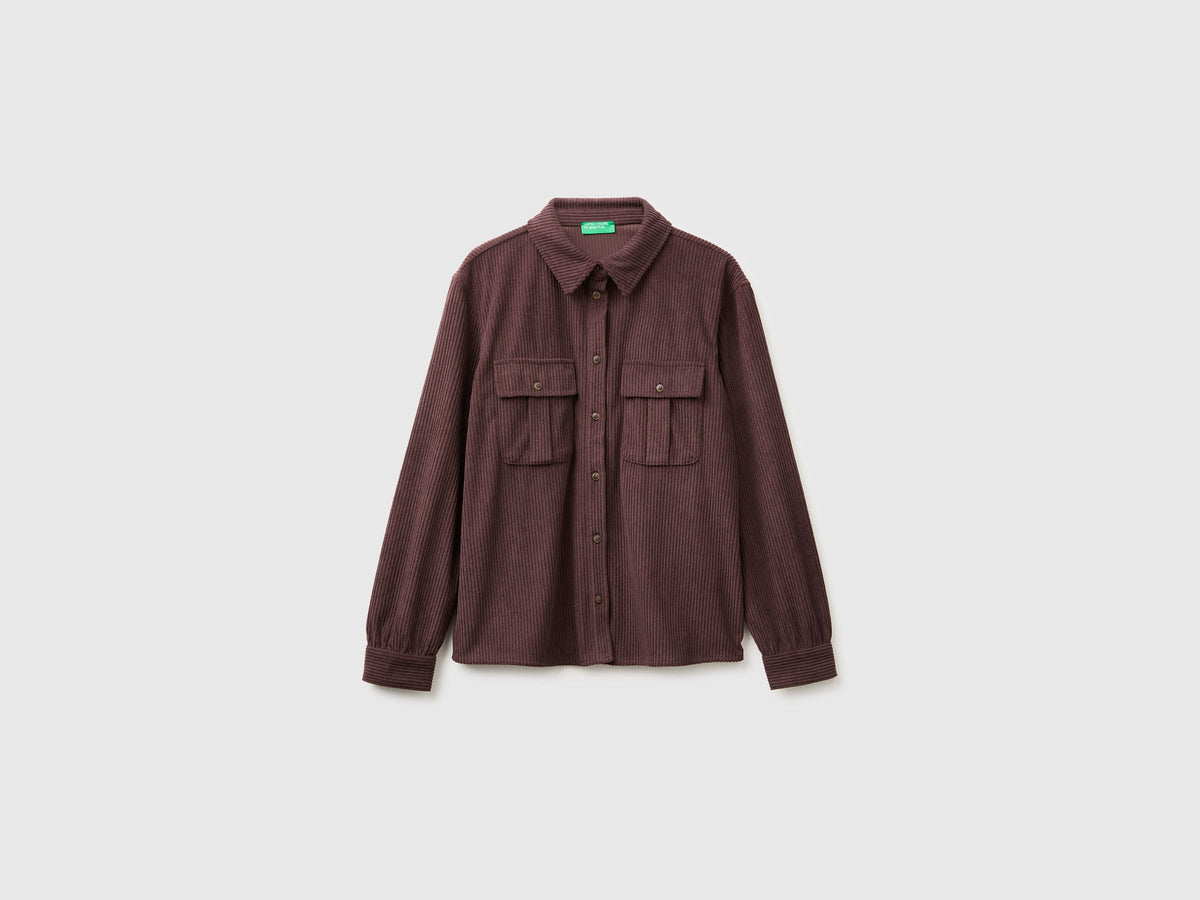 Camicia in velluto a costine