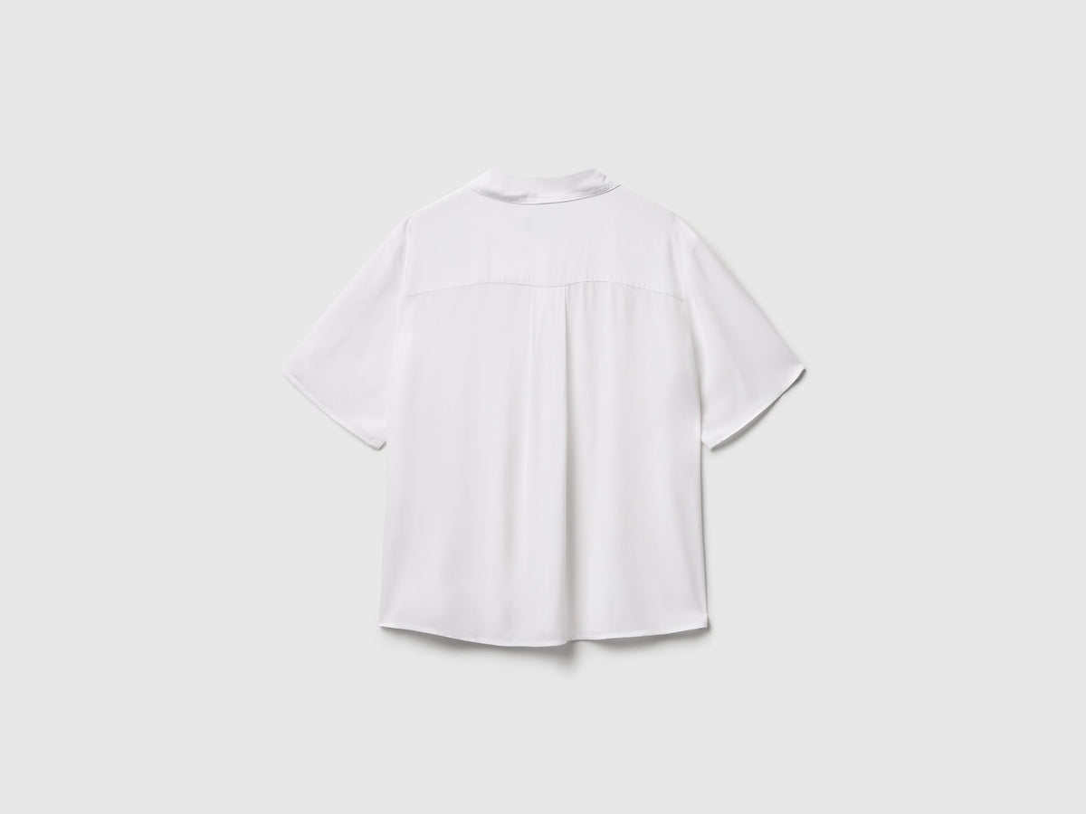 Camicia manica 3/4 in viscosa