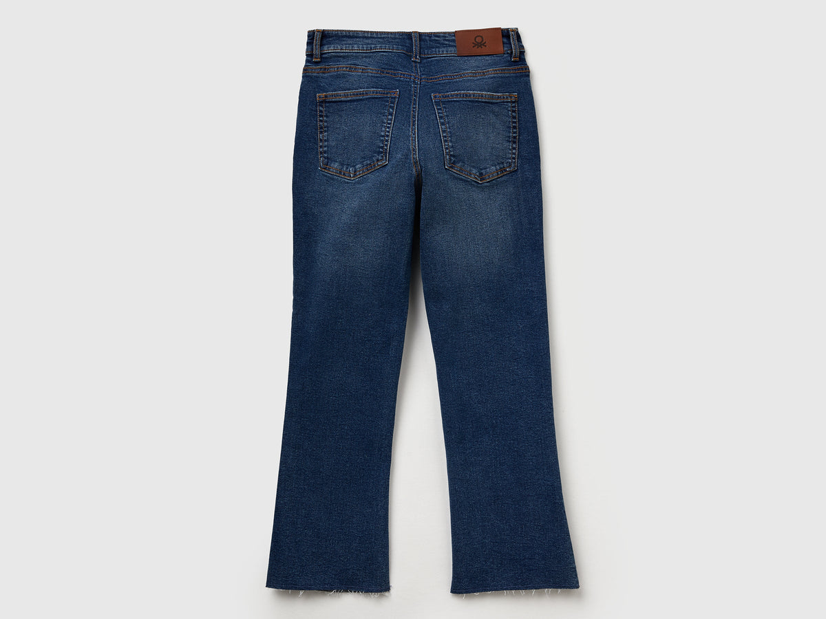 Jeans cropped in cotone