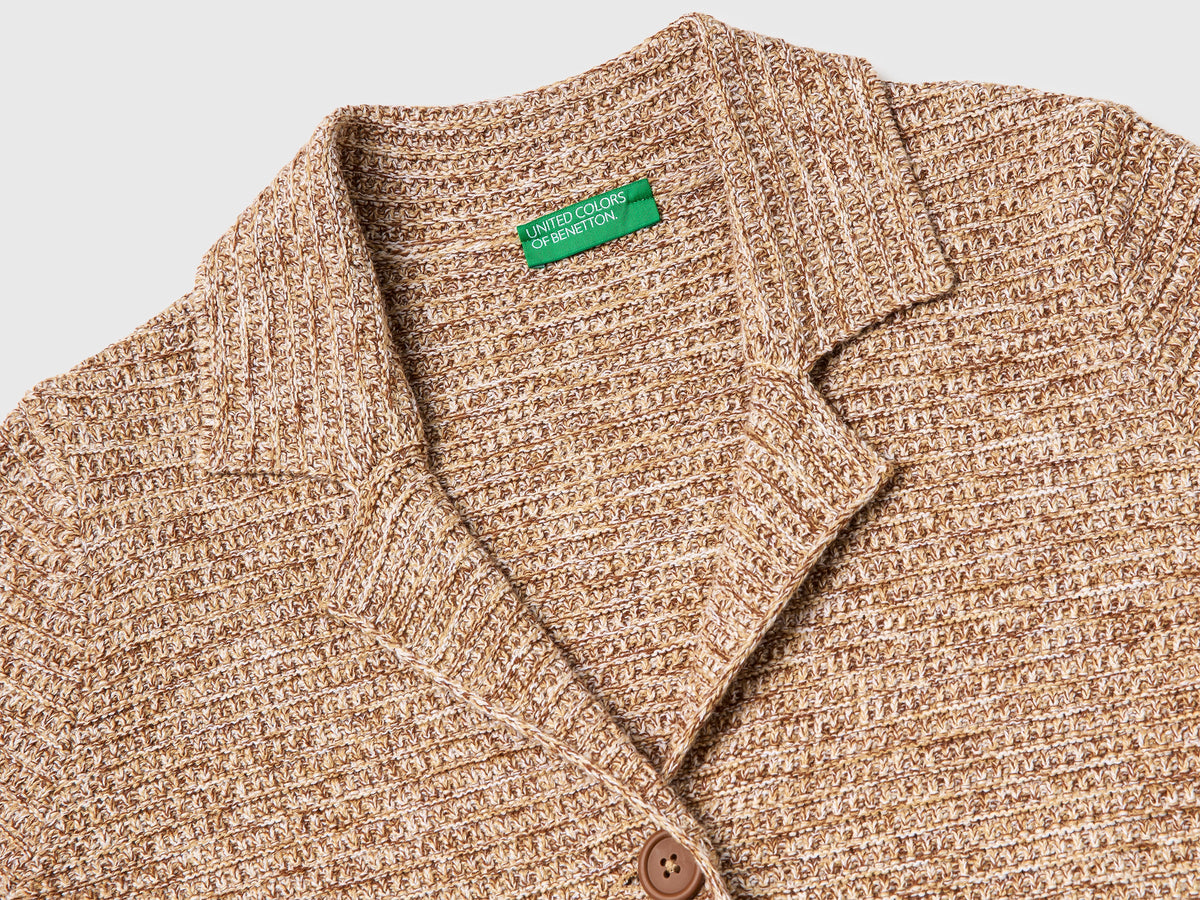 Blazer in maglia 100% cotone