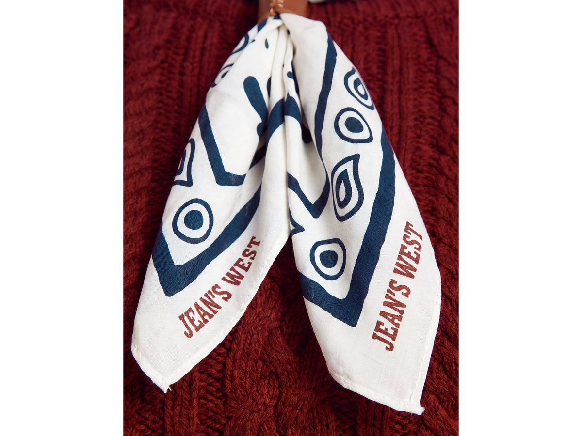 Bandana stampa western 100% viscosa