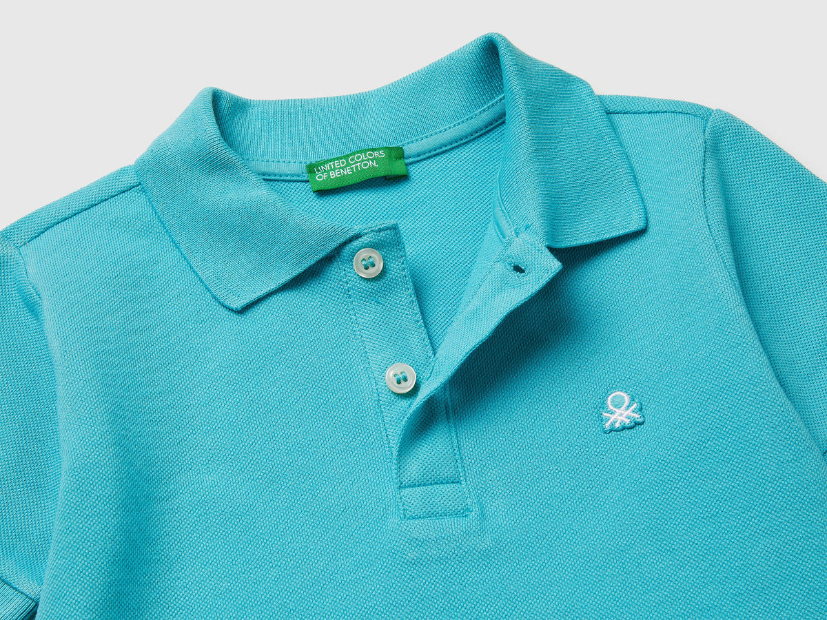 Polo manica corta in puro cotone