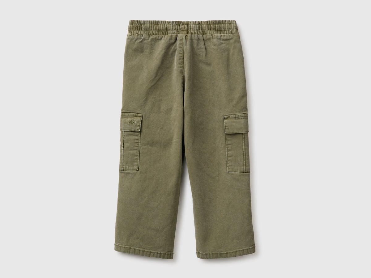 Pantaloni cargo con coulisse