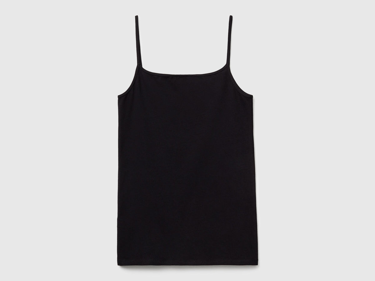 Canotta in cotone stretch