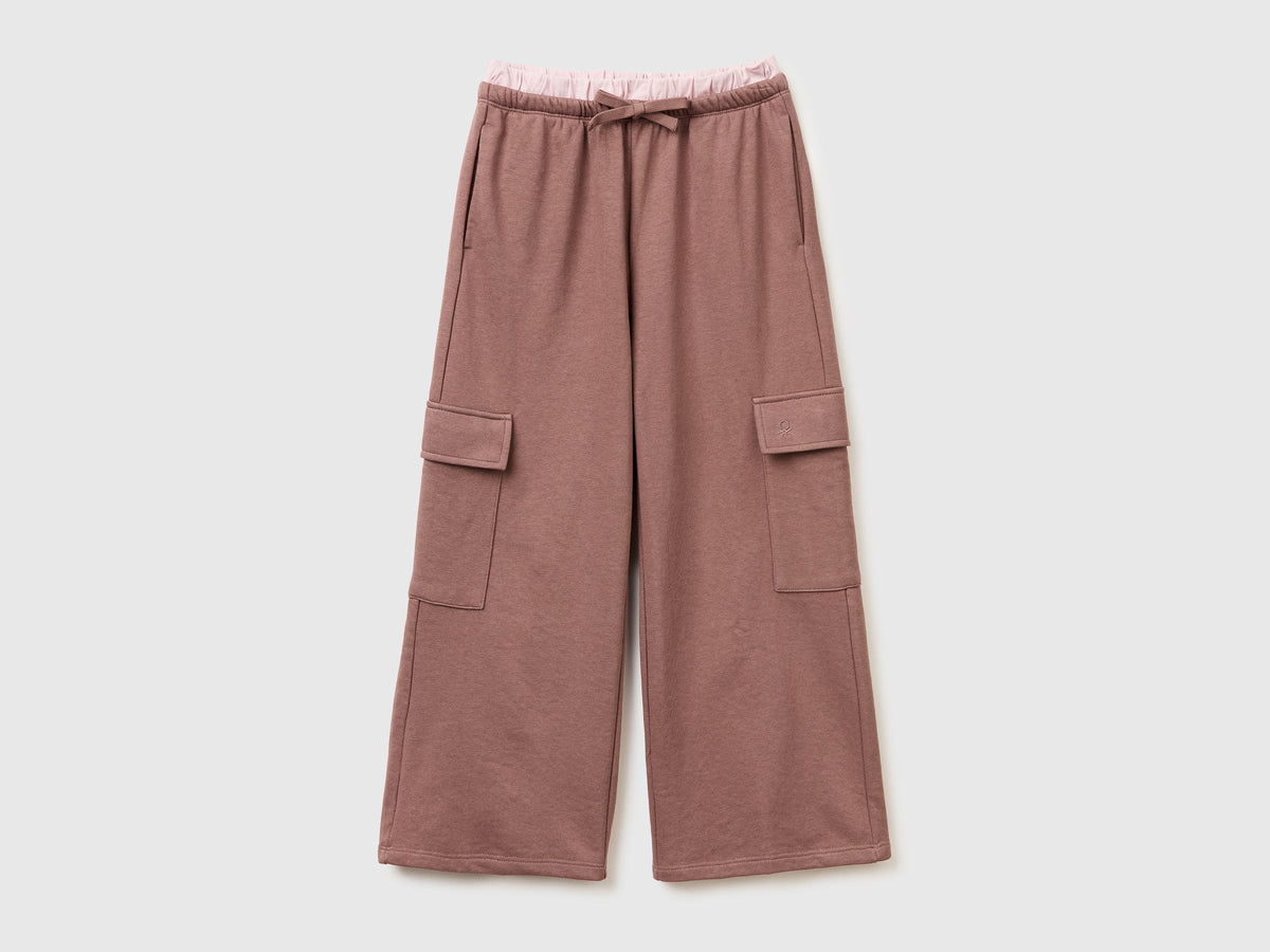 Pantaloni cargo con elastico