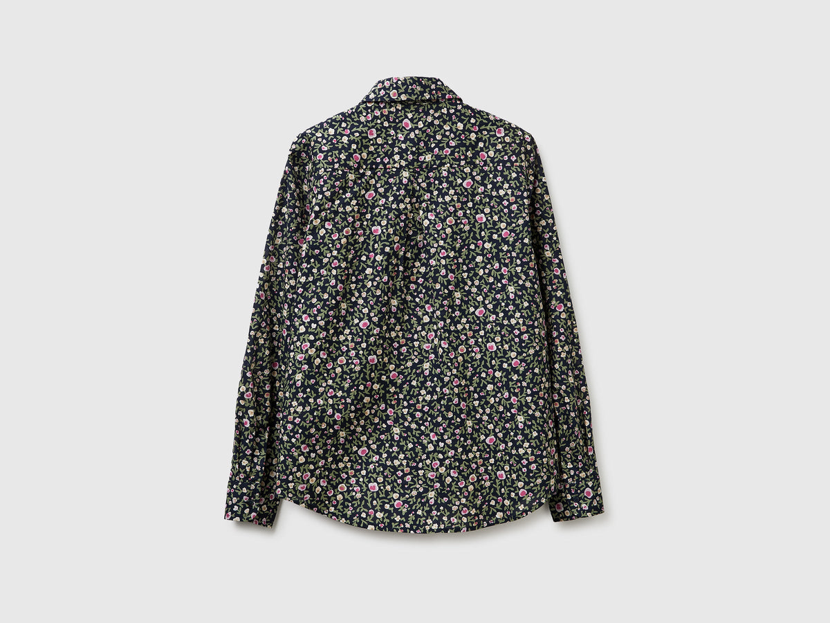 Camicia fantasia in cotone leggero