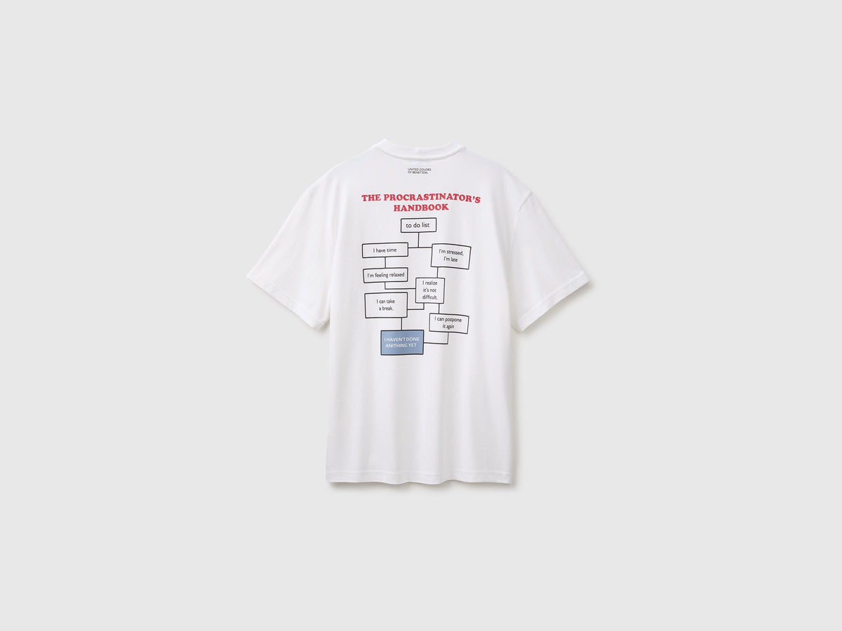 T-shirt relaxed fit con stampa