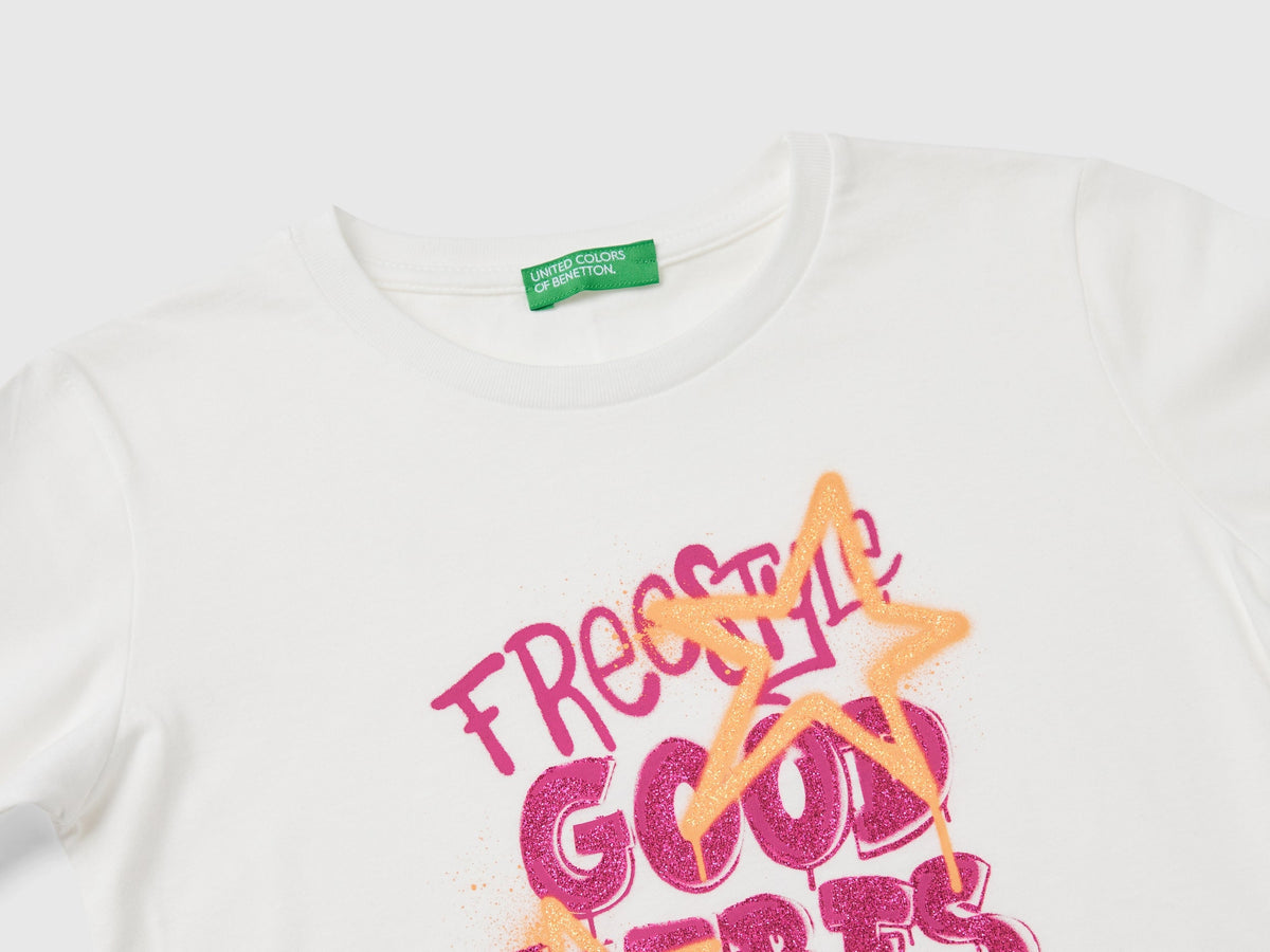 T-shirt manica lunga in cotone bio