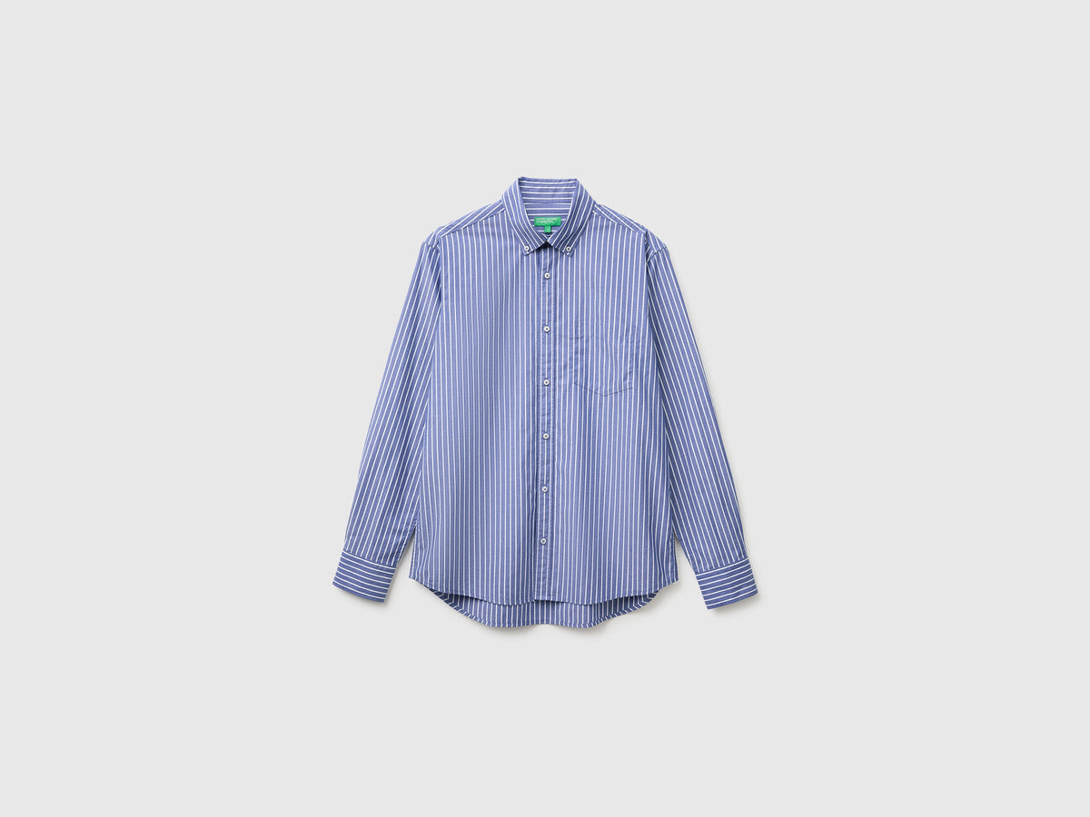 Camicia regular fit a righe