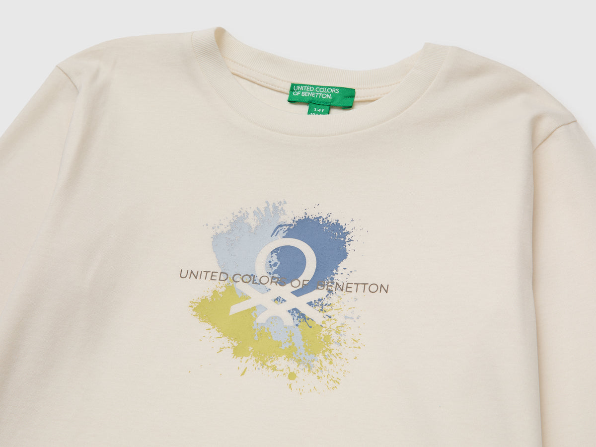 T-shirt manica lunga con stampa
