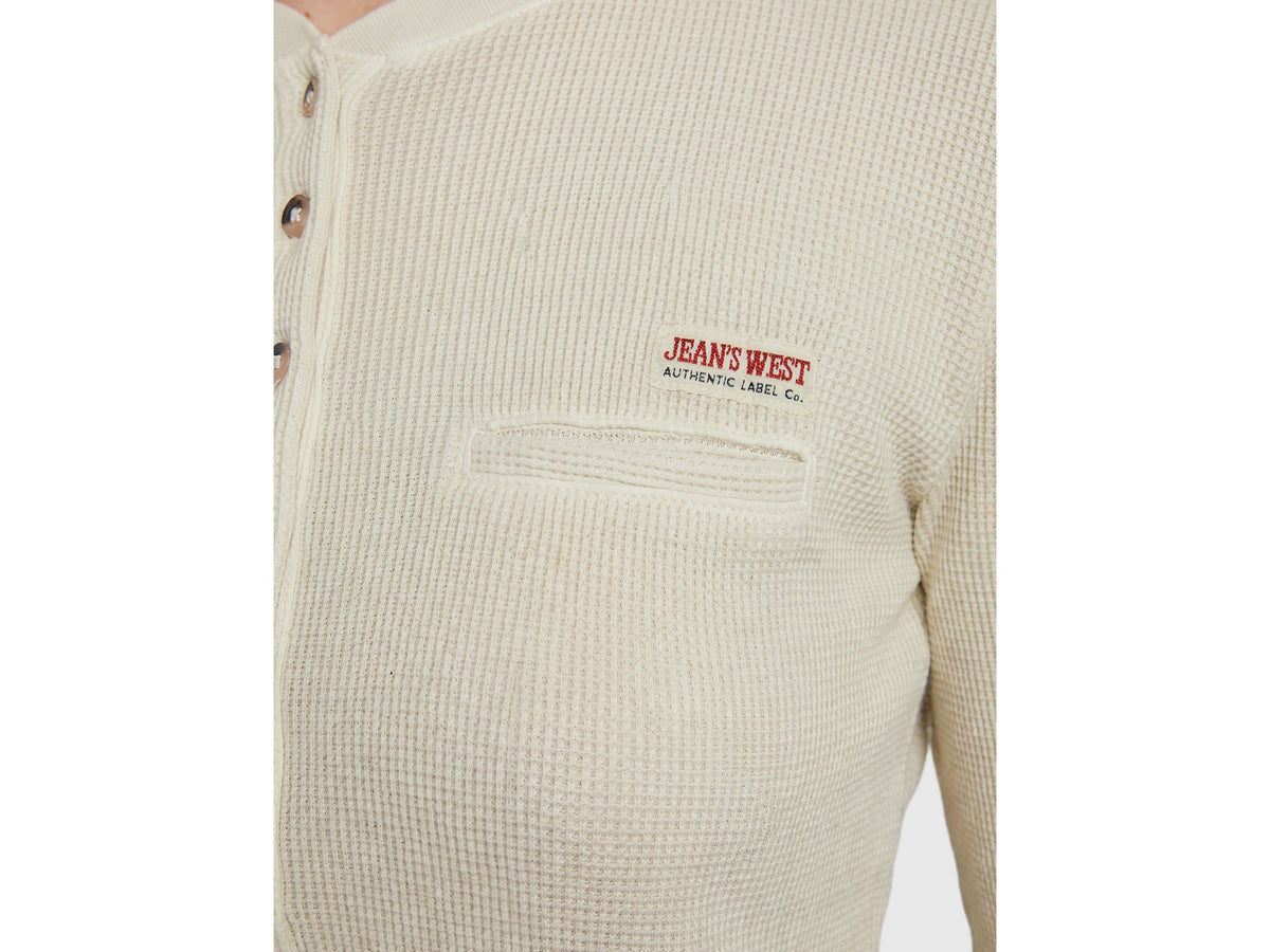 T-shirt serafino effetto vintage