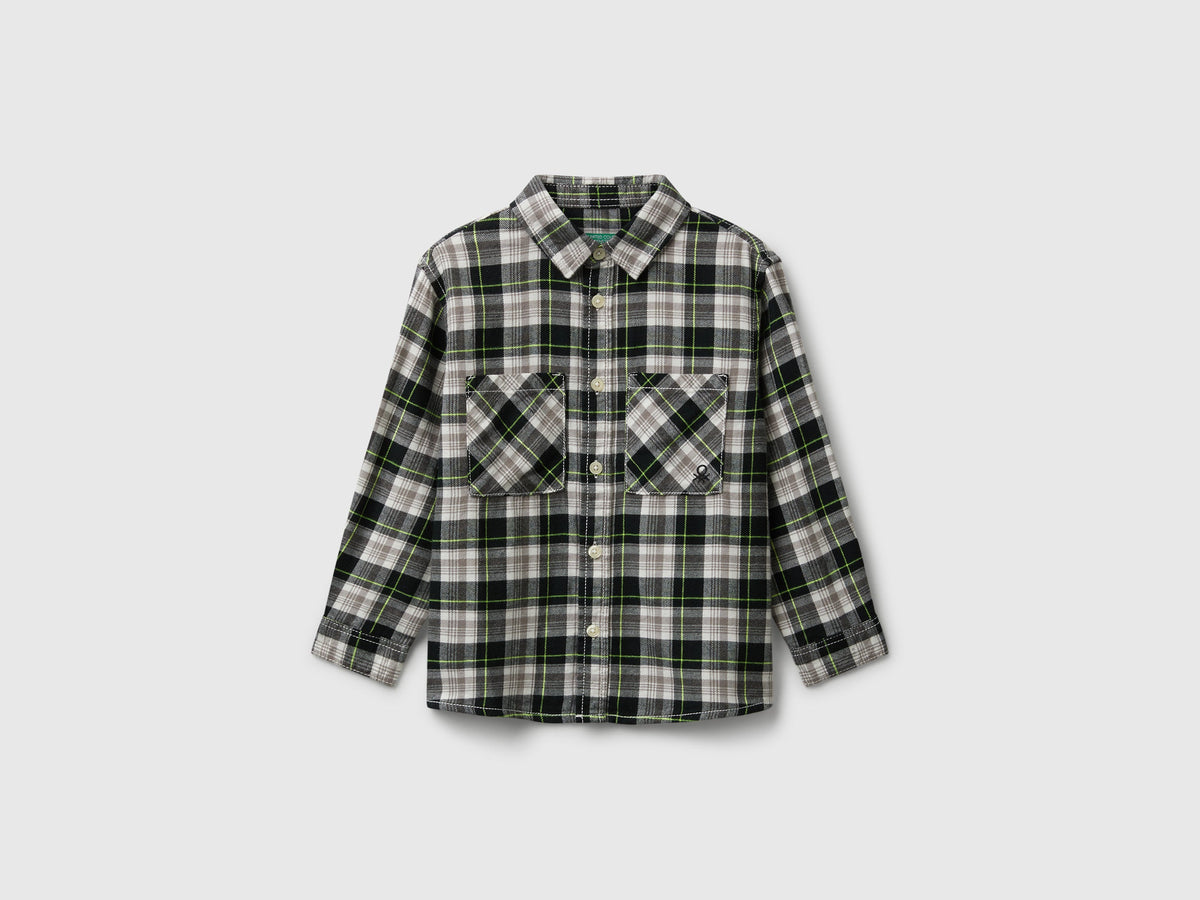 Camicia a quadri 100% cotone