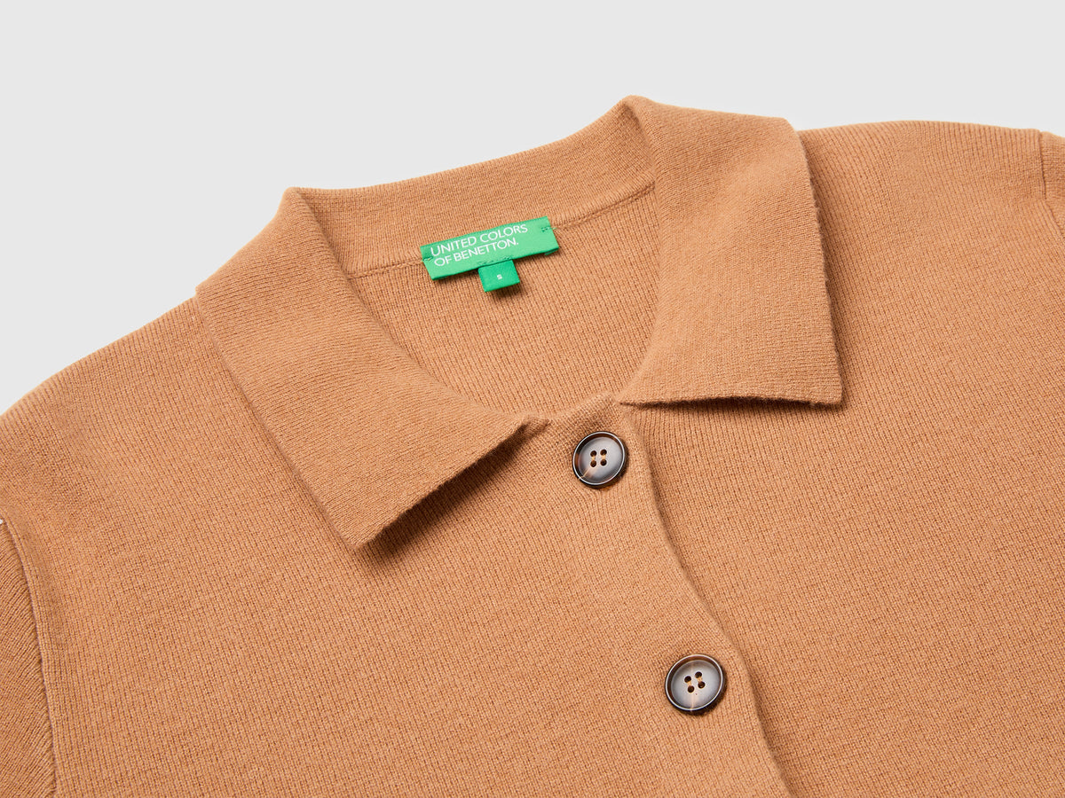 Giacca in maglia in misto cashmere