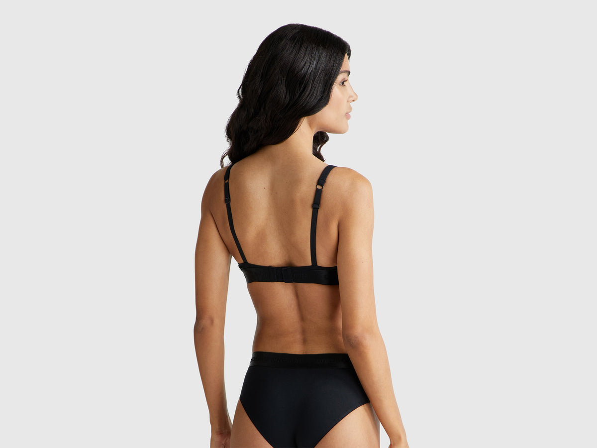 Reggiseno a triangolo in cotone stretch