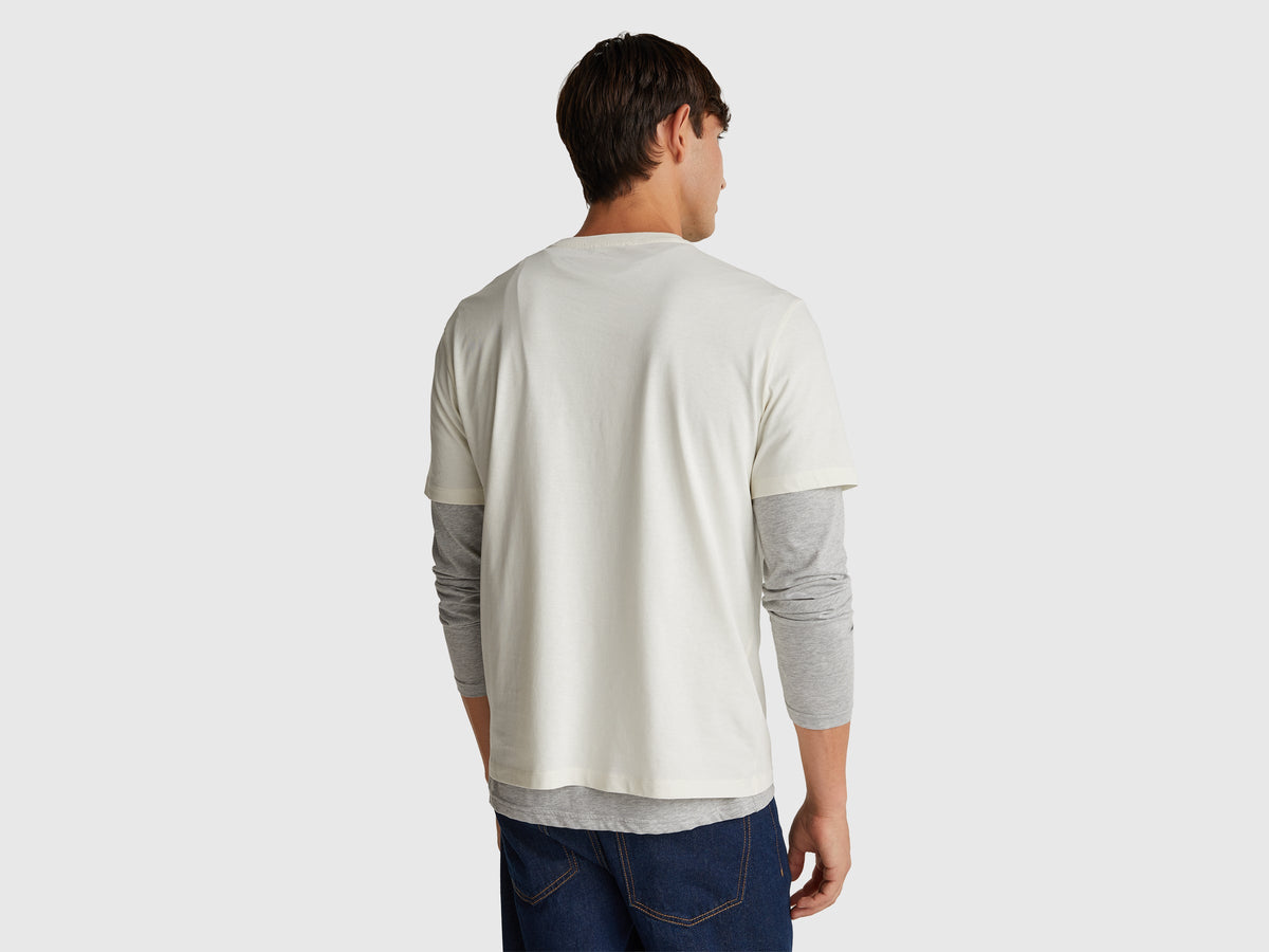T-shirt in cotone con logo
