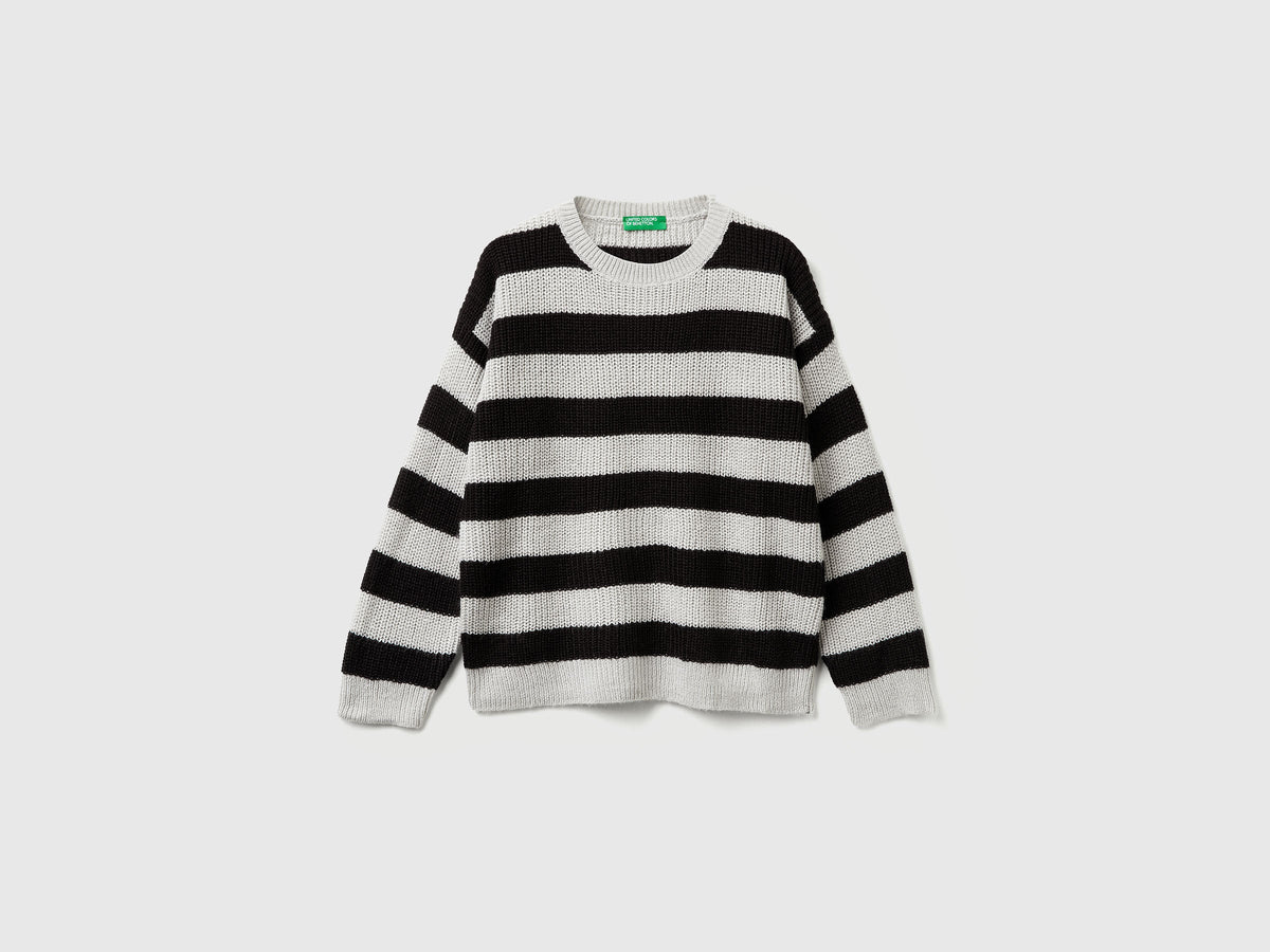 Maglione a righe