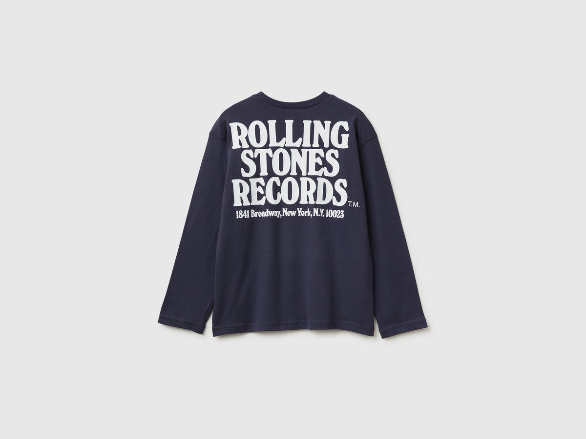 Maglietta "The Rolling Stones" con stampa davanti e dietro