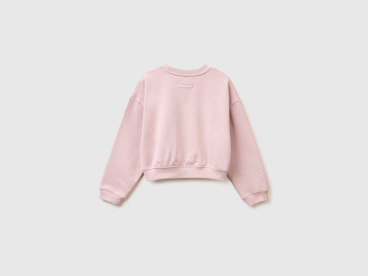 Felpa cropped fit