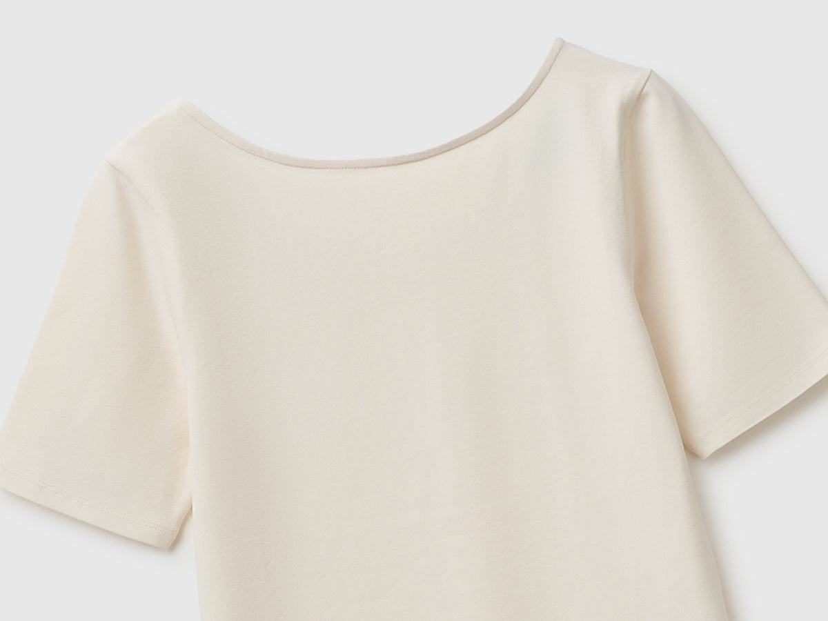 T-shirt slim fit reversibile