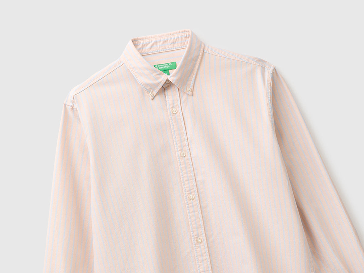 Camicia a righe button down