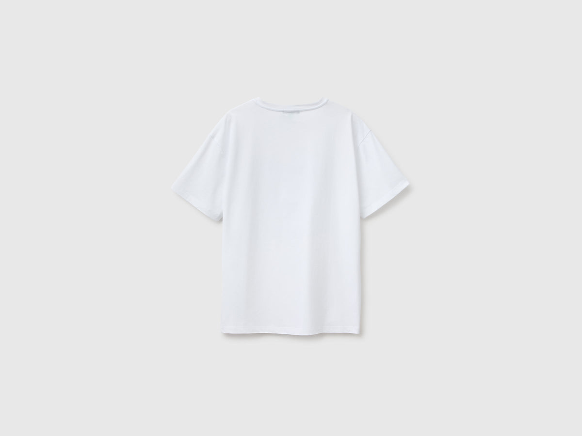 T-shirt over fit con stampa