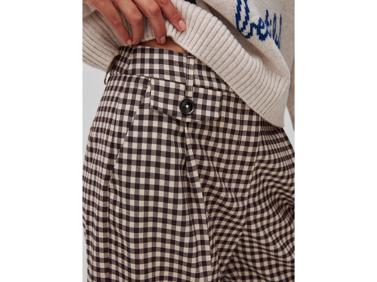 Pantaloni a quadretti vichy