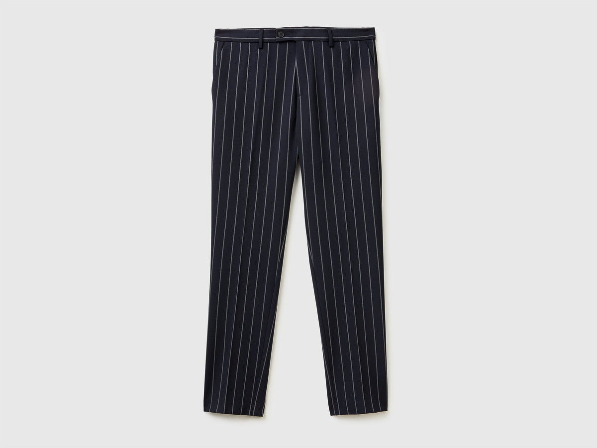 Pantaloni a righe slim fit