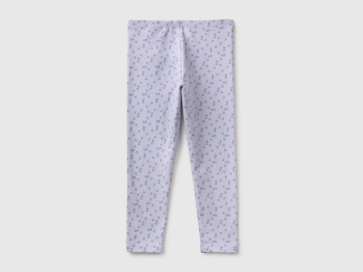 Leggings fantasia in cotone stretch