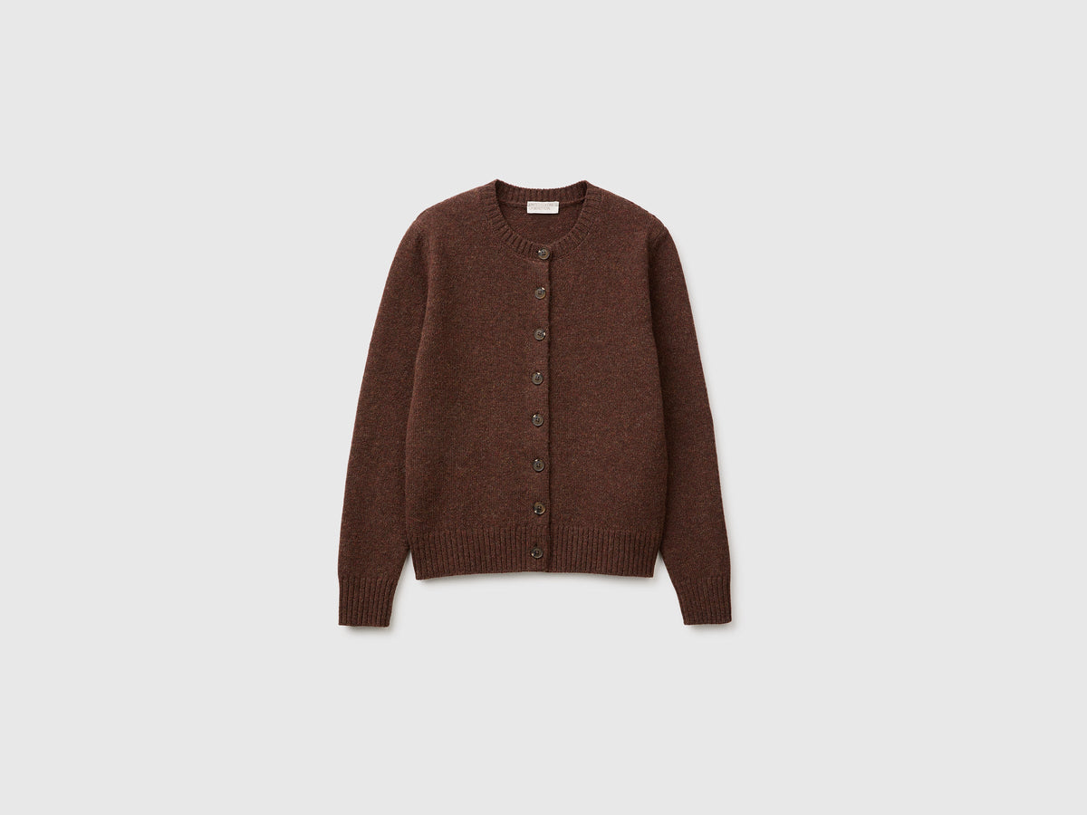 Cardigan 100% lana Shetland