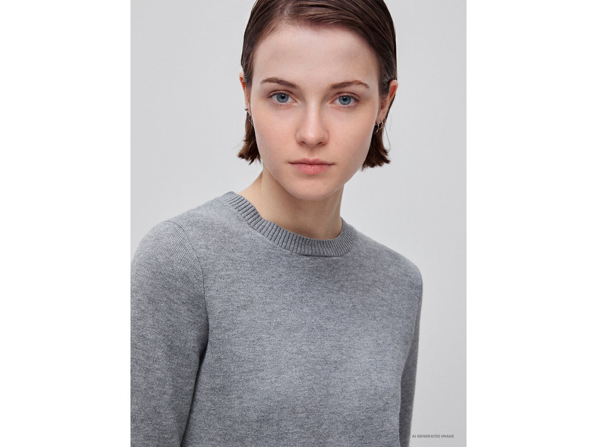 Maglia con colletto a camicia