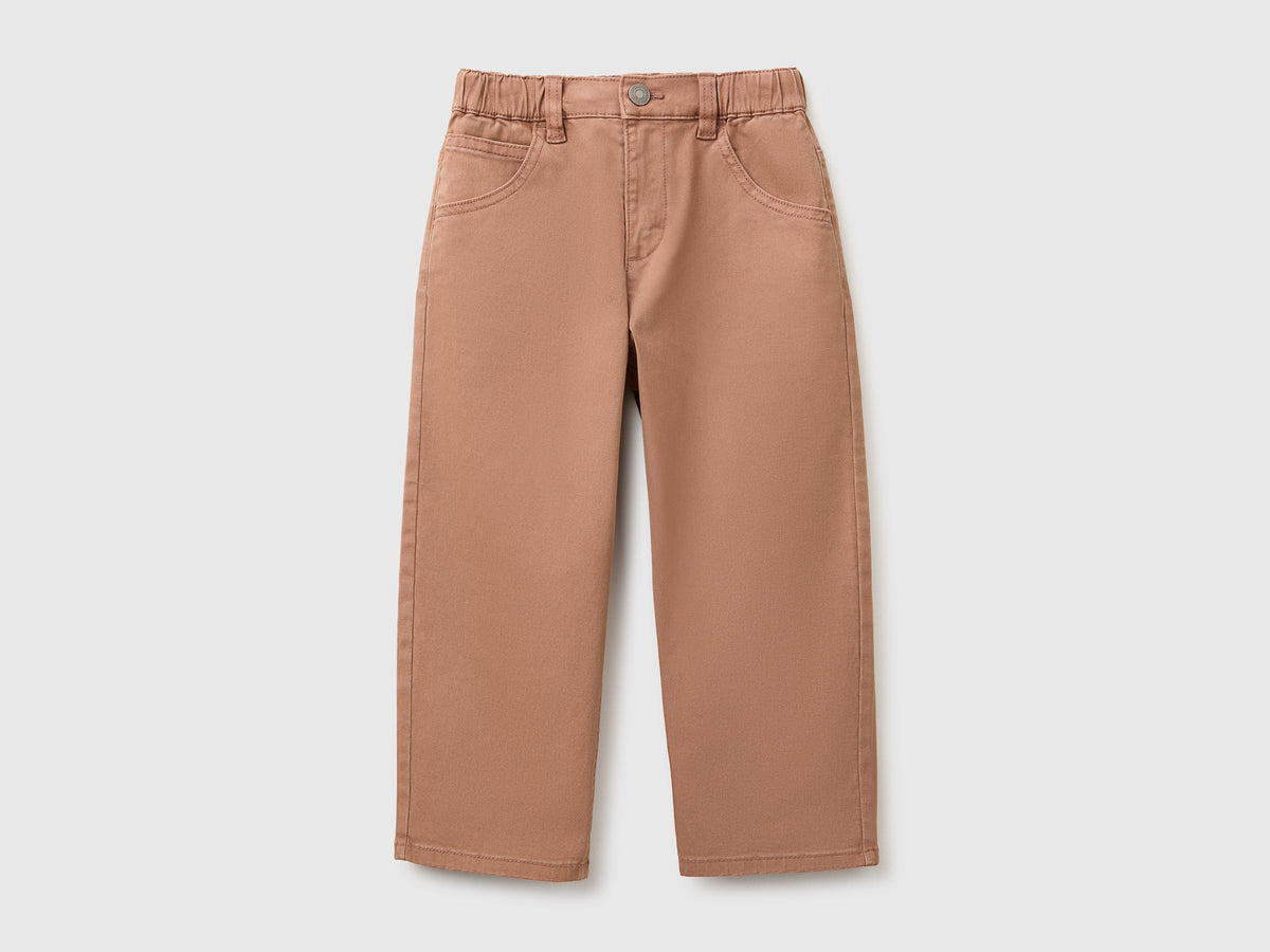 Pantaloni in cotone stretch