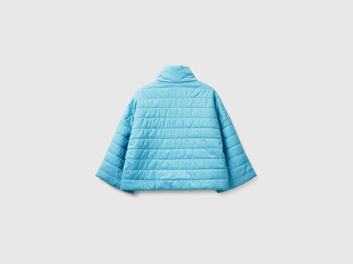 Piumino leggero con manica 3/4