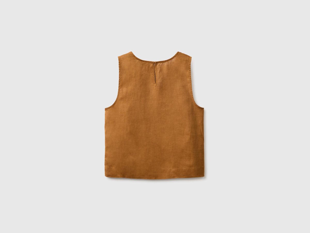 Top in puro lino