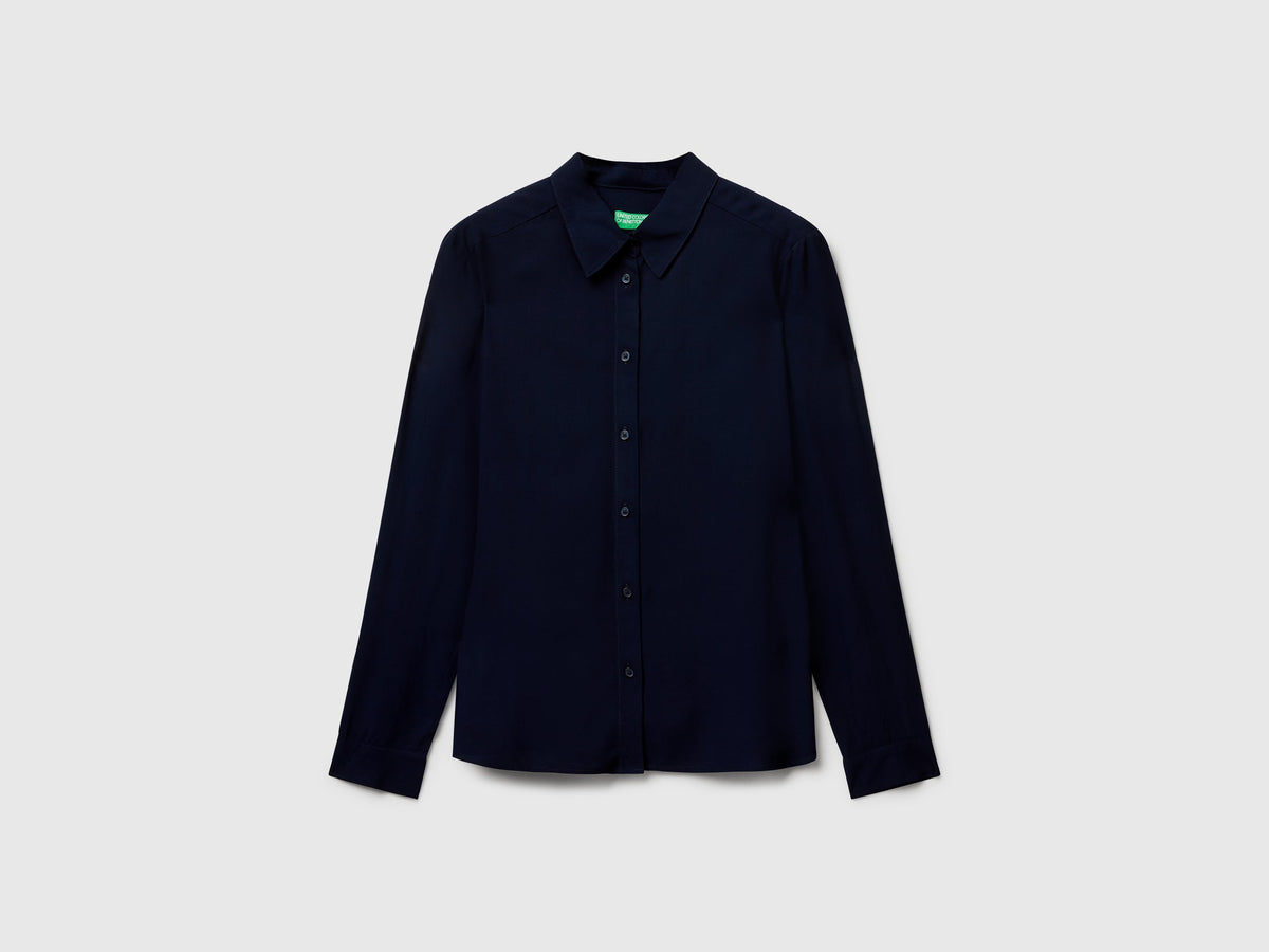Camicia regular fit in viscosa